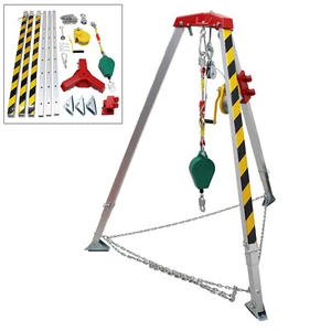 Emergency Rescue Aluminium Confined Space Stativ Kit mit Selbstverriegelung - Bild 1 von 24