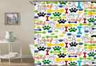 Colored Bubbles 3D Shower Curtain Polyester Bathroom Decor  Waterproof