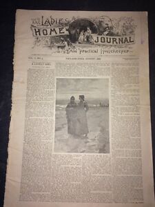 The Ladies Home Journal August 1888 Edition