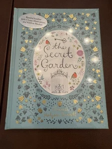 THE SECRET GARDEN by Frances Hodgson Burnett ~LEATHER BOUND~ SEALED ~BRAND NEW~ - Picture 1 of 3