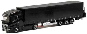 Herpa LKW DAF XG Ga-KSz schwarz Mitnahmestapler - Bild 1 von 1
