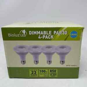 4 PAR30 LED Bulb 90 CRI 100 W Replacement Title 20 UL Listed 850 Lumen Dimmable