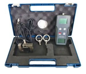 Digital Push Pull Force Gauges Force Meter With External Sensor ±200kgf ±1960N - Picture 1 of 14