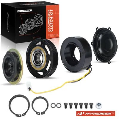 AC Compressor Clutch Kit w/8 Grooves for Volvo VHD VNM 2008-2014 VNL 08-17 VNX - Image 1 of 4