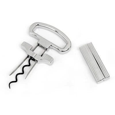 Multifunction Two-Prong Cork Puller Remover Ah-So Old Wine Opener Beer Corkscrew