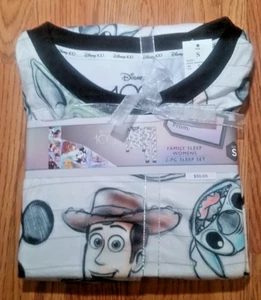 Disney 100 Pajamas, 2 Piece (Women's S or L) Marvel, Star Wars and More, NEW - Picture 1 of 2