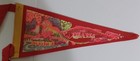 Lake of the Ozarks Felt Pennant 11.5"  1950s Fishing   Vtg Flag