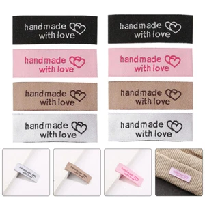 80 Pcs Clothing Collar Lable Handmade Tags for Knitting Sewing Labels Child - Picture 1 of 12