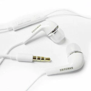 Samsung Original OEM 3.5mm Stereo Headset With Remote and Mic White / Black - Picture 1 of 6