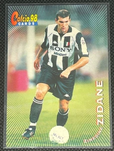1997-98 Panini Calcio 98 Serie A #64 Zinedine Zidane Juventus Legend Rookie RC!! - Foto 1 di 2