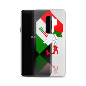Samsung S6, S7, S8, S8+, S9, S9+ S10 Elegant Italia - Italy Flag And Map Case - Picture 1 of 13