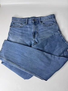 Old Navy Jeans Boys Youth Size 32x30 aka Husky XL - Blue Denim Stretch Slim Fit - Picture 1 of 10