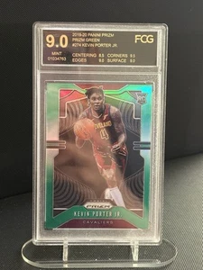 Panini Prizm Kevin Porter Jr 2019-20 verde RC Rockets Cavaliers FCG 9 - Imagen 1 de 2