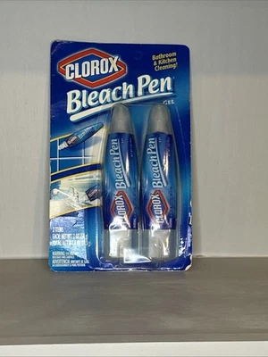 Clorox отбеливатель ручка гель двойной наконечник 2 унций упаковка из 2 2005 снят с производства новый - Изображение 1 из 4