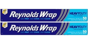 Aluminum Foil Heavy Duty 50 sq ft 2 pack - Picture 1 of 6