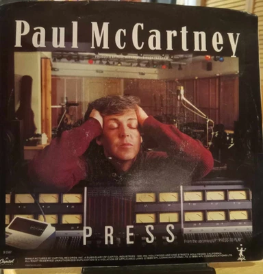 Paul McCartney Press Single - Image 1 of 2