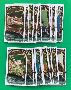 NEAR SET 19 /30 . 2024 TOPPS ALLEN GINTER mini SWAMP CREATURES . FLAMINGO,SNAKE - Picture 1 of 2