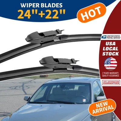 Limpiaparabrisas de calidad OEM de 24" y 22" para BMW 535i xDrive 2009-2010 nuevo Foto 1 de 4