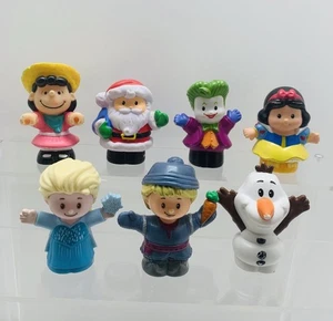 Fisher Price Little People The Joker Lucy Elsa Kristoff Schneewittchen Santa Olaf - Bild 1 von 13