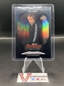 2022 Marvel Allure - AARON TAYLOR-JOHNSON AS PIETRO MAXIMOFF BLACK RAINBOW #39 - Picture 1 of 3