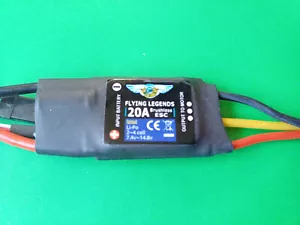Flying Legends 20A ESC 5V/3A BEC for RC Model Aircraft Planes Helicopters - Picture 1 of 2