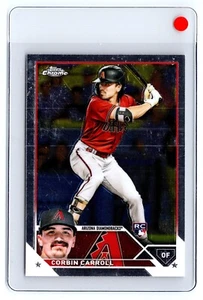 2023 Topps Chrome Base Set Rookie #95 Corbin Carroll ARIZONA DIAMONDBACKS - Picture 1 of 2