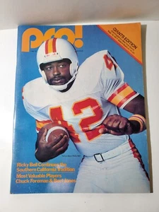 Pro! NFL Football Magazine September 18, 1977 Giants Vs. Redskins Ricky Bell - Picture 1 of 2