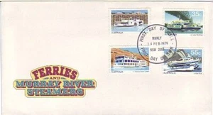Ferries & Murray River Paddlesteamers (FDI MINT AP FDC) 1979 (CV $2) - Picture 1 of 1
