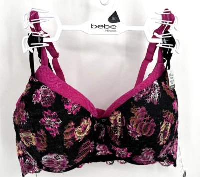 PACK DE 2 SUJETADORES CON AROS BEBE INTIMATES PLUNGE SUAVE ELEVACIÓN 36D Rosa/Negro SIN ETIQUETAS Foto 1 de 4