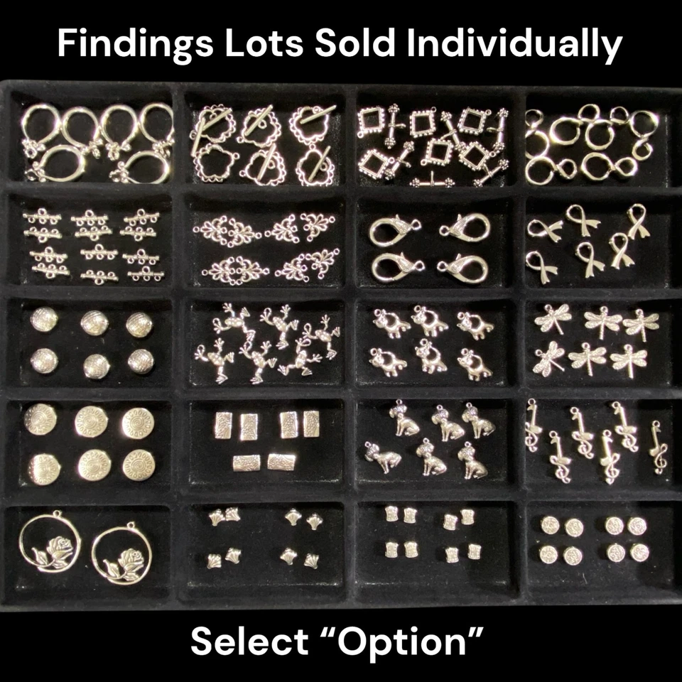 NUEVO Dijes de cuentas de metal para hacer joyas - lotes vendidos individualmente Foto 1 de 1