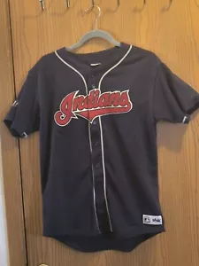 Camiseta Coco Crisp De Colección Cleveland Indians Azul - Majestuosa Hecha en EE. UU. Talla Mediana - Imagen 1 de 9