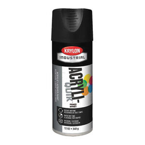 Krylon Industrial K01316a07 Spray Primer, Black, Flat Finish, 13 Oz.