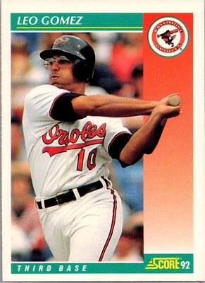 1992 Score Baseball - #240 Leo Gomez - Image 1 of 2