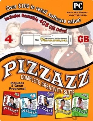 Pizzazz Complete Creativity Suite - 5 Publishing Programs on Resuable USB Drive - Image 1 of 3