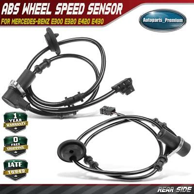 Sensor de velocidad de rueda ABS trasero izquierdo y derecho para Mercedes-Benz E300 E320 E420 E430 Foto 1 de 4
