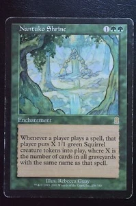 Magic The Gathering MTG NANTUKO SHRINE Odyssey HP Heavily Played - Picture 1 of 2