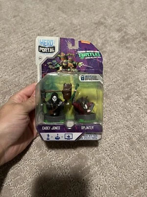 TMNT, Casey Jones y Splinter, Estatuillas, Nickelodeon, Hero Portal  Foto 1 de 2