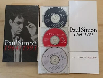 Paul Simon – Paul Simon 1964/1993  box-set 3xCD WPCP-5641~3 Promo - Bild 1 von 4