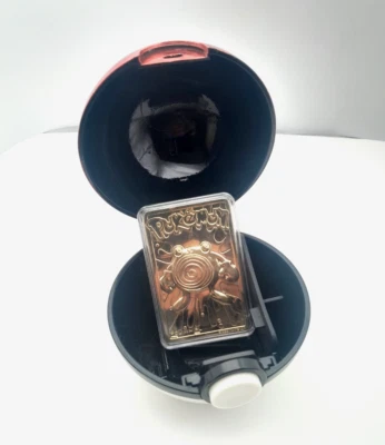 Pokeman POLIWHIRL Burger King  Gold Plated Trading Card- 1999 - Image 1 of 4