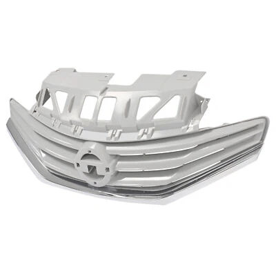 For Nissan Versa Note 2014-2017 #623103VY0A Gray Front Upper Bumper Grille Grill - Image 1 of 4