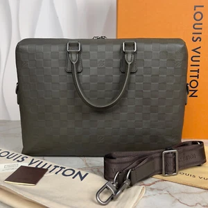 Louis Vuitton Damier Infini Leather Porte Briefcase Business Bag Laptop CA0145 * - Picture 1 of 13