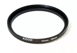 Stepping Ring 55-58mm 55mm to 58mm Step Up Ring Stepping Rings 55mm-58mm - Picture 1 of 1