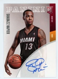 2014-15 Panini Paramount Shabazz Napier novato radiocontrol autógrafo automático el mismo día #1/100 - Imagen 1 de 2