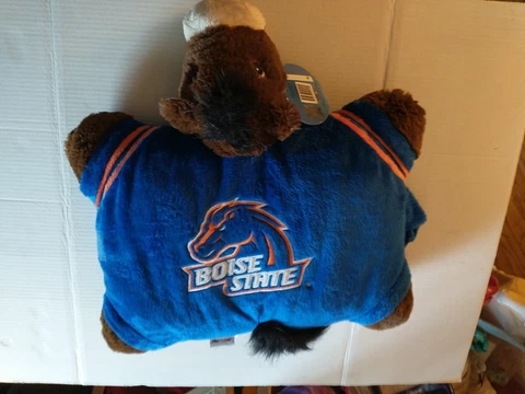 Boise State Broncos Large 18" Mascot Pillow Pet - NCAA New With Tag Cover
