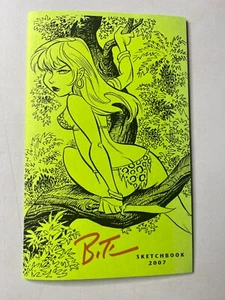Bruce Timm Signed Sketchbook 2007 SDCC Limited red sonja solomon kane vampirella - Picture 1 of 6