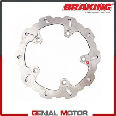 BW06RID Disco Freno Posteriore DX Braking W-FIX per BMW K 1200 R 2004 > 2008 Foto 1 de 2