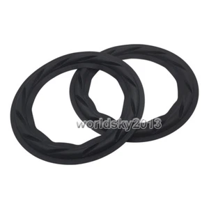 2 piezas Altavoz 6.5" Pulgadas Borde Goma Texturizada Bajo Woofer Piezas de Reparación 155mm - Imagen 1 de 6