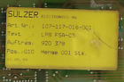 SULZER PCB BOARD LPB FSA-C5 112.003.332.210