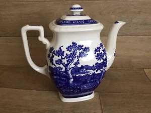 VILLEROY & BOCH RUSTICANA GARTEN TEEKANNE KAFFEE MIT DECKEL GERMANY BLAU FLORAL - Bild 1 von 14