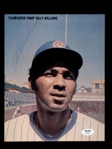 Billy Williams PSA DNA Coa Signed 8x10 Vintage Photo Autograph Cubs - Picture 1 of 3